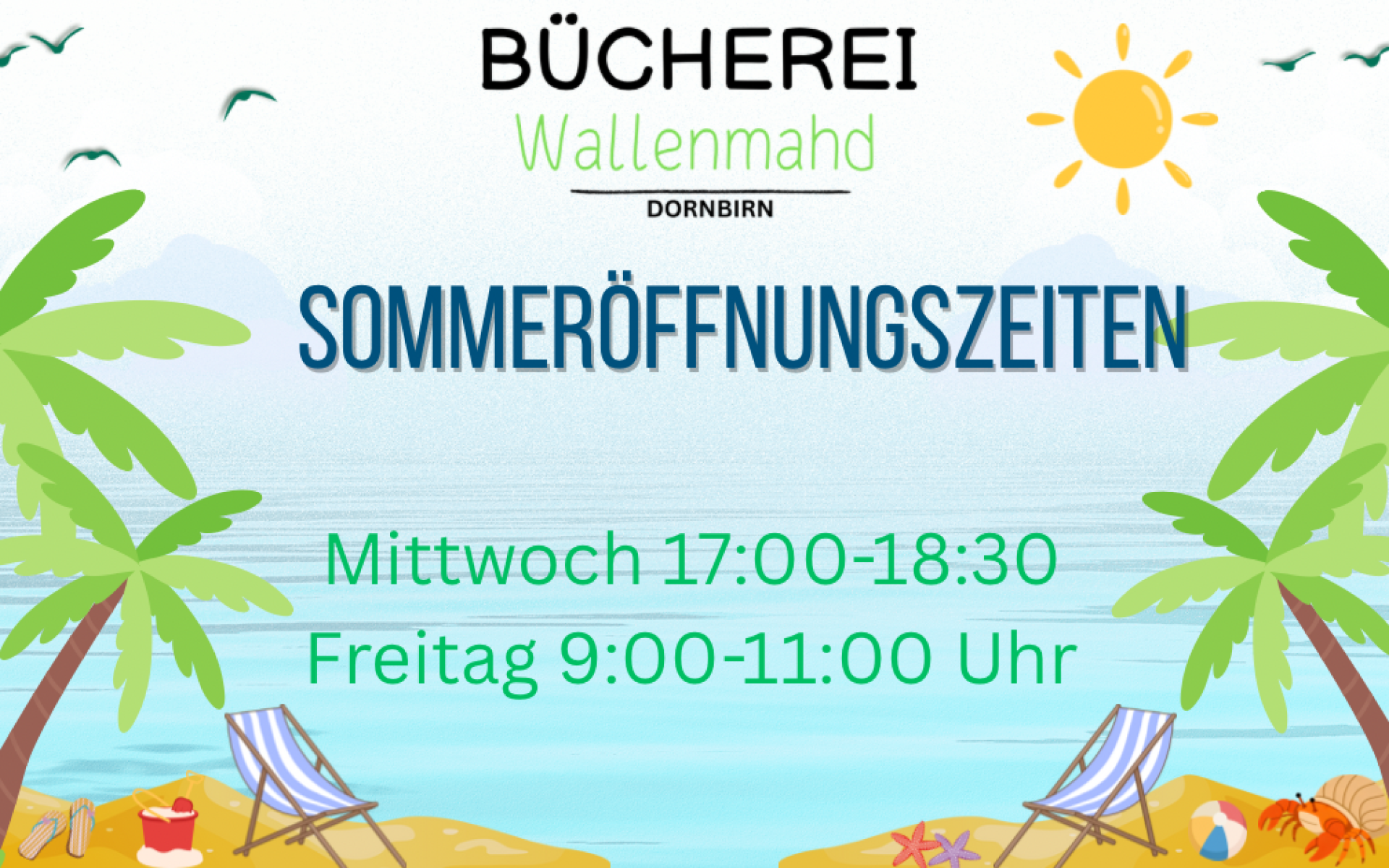 Sommeröffnungszeiten